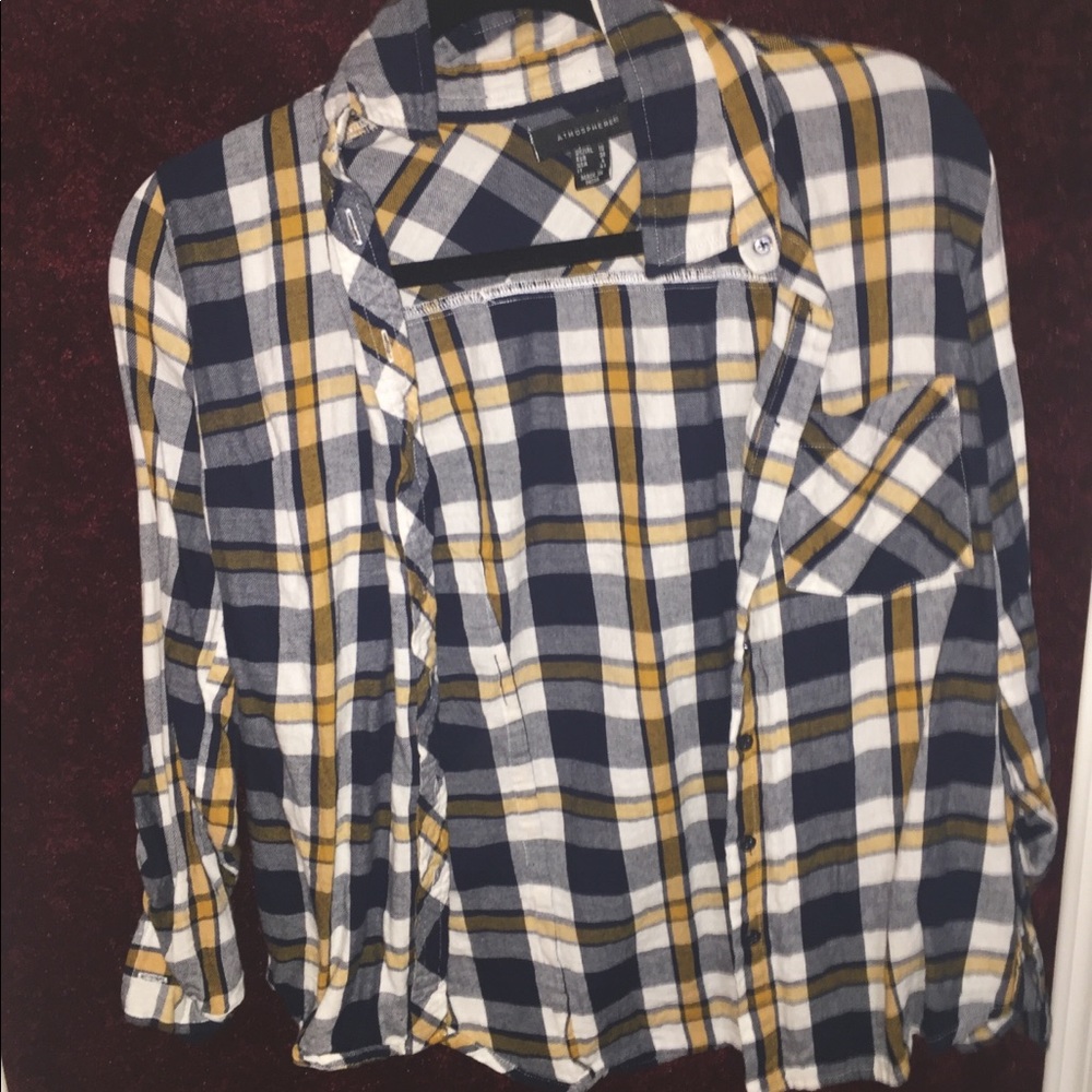 Plaid Long-sleeve Shirt